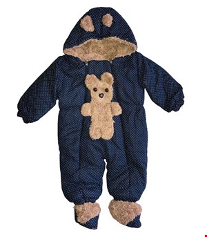 کاپشن سرهمی نوزادی طرح Bear